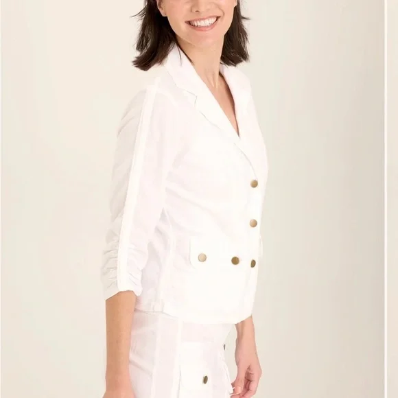 White Women's Jacket - Picture 2 of 7